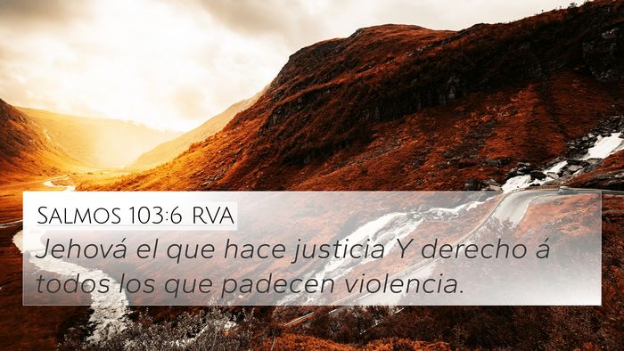 Salmos 103:6 RVA Bible Verse Image