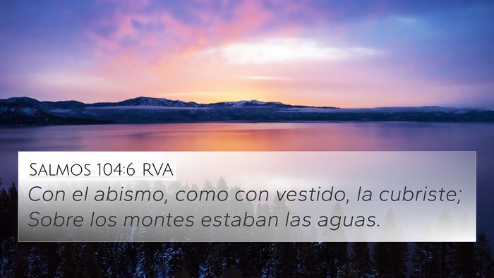 Salmos 104:6 RVA Bible Verse Image