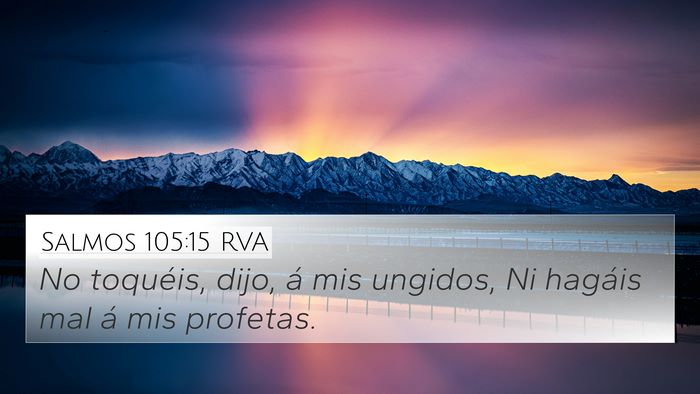 Salmos 105:15 RVA Bible Verse Image