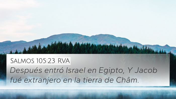 Salmos 105:23 RVA Bible Verse Image