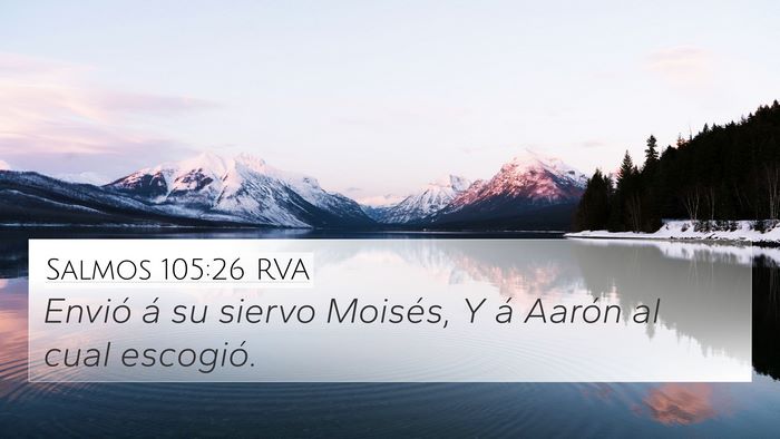 Salmos 105:26 RVA Bible Verse Image