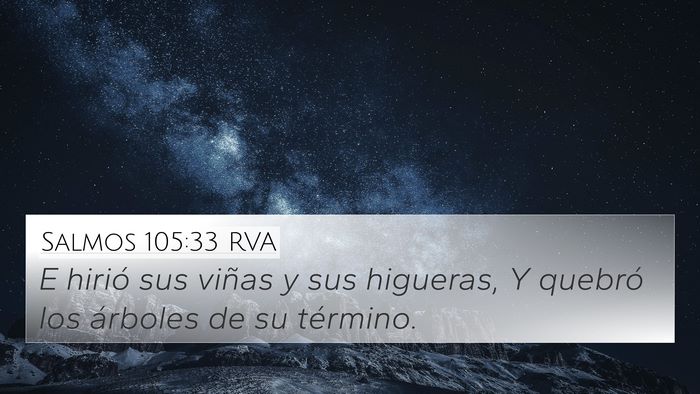 Salmos 105:33 RVA Bible Verse Image