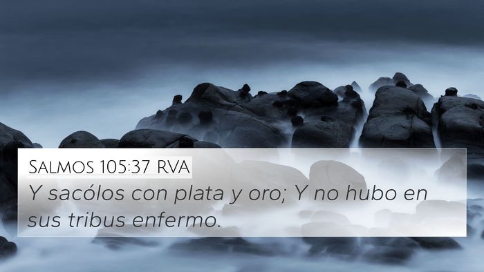 Salmos 105:37 RVA Bible Verse Image