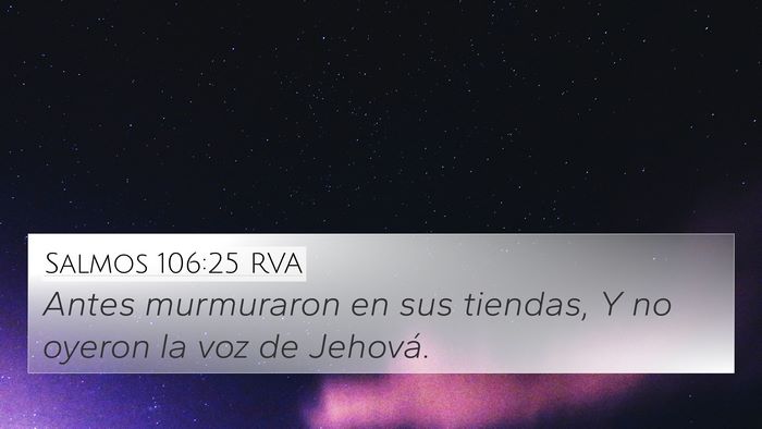 Salmos 106:25 RVA Bible Verse Image