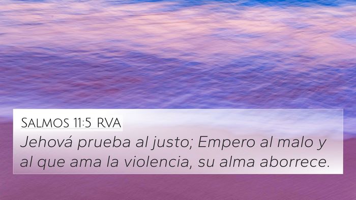 Salmos 11:5 RVA Bible Verse Image