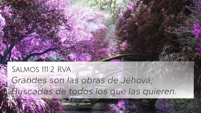 Salmos 111:2 RVA Bible Verse Image