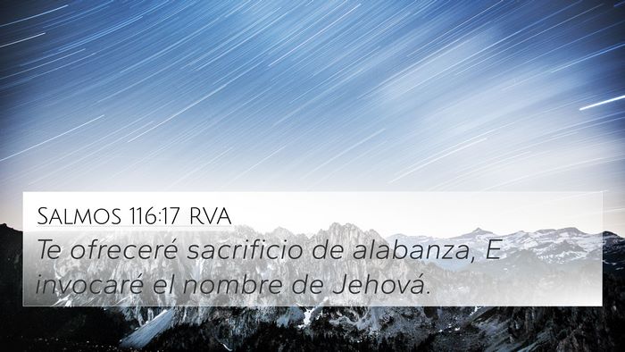 Salmos 116:17 RVA Bible Verse Image