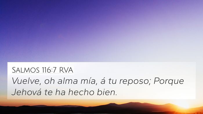 Salmos 116:7 RVA Bible Verse Image