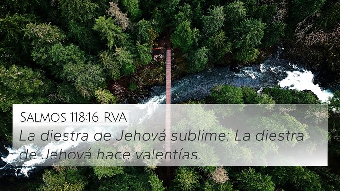 Salmos 118:16 RVA Bible Verse Image