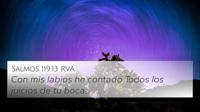 Salmos 119:13 RVA Bible Verse Image