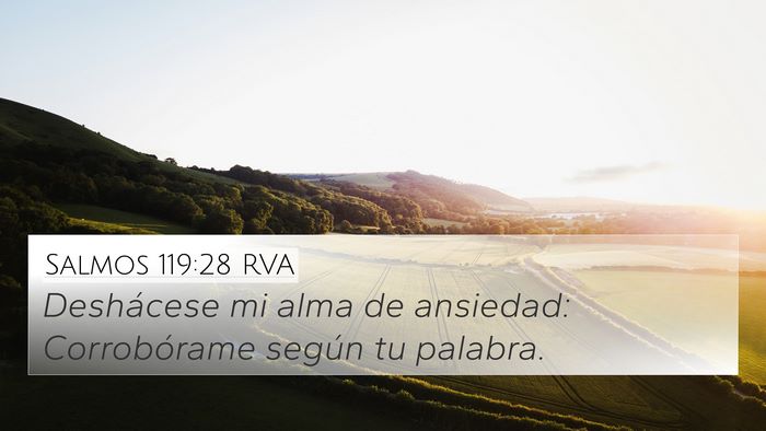 Salmos 119:28 RVA Bible Verse Image