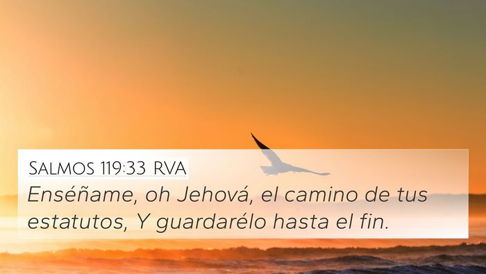 Salmos 119:33 RVA Bible Verse Image