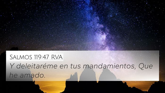 Salmos 119:47 RVA Bible Verse Image
