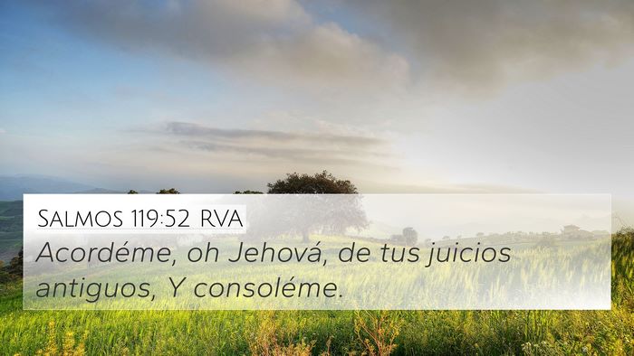 Salmos 119:52 RVA Bible Verse Image