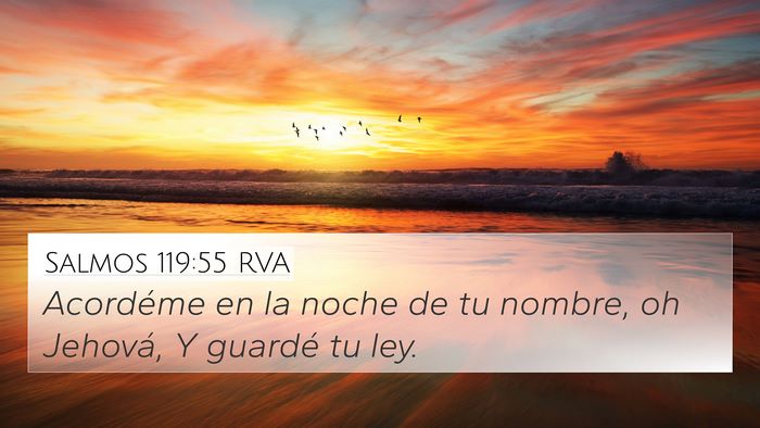 Salmos 119:55 RVA Bible Verse Image