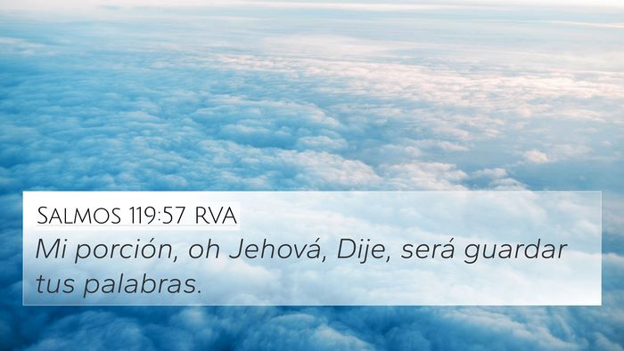 Salmos 119:57 RVA Bible Verse Image