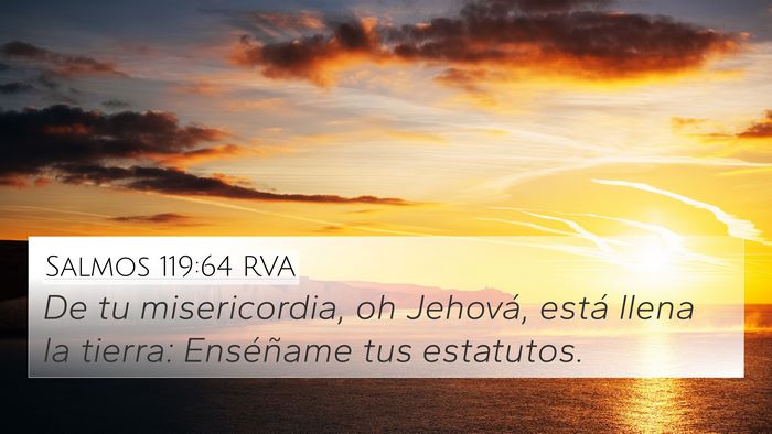 Salmos 119:64 RVA Bible Verse Image