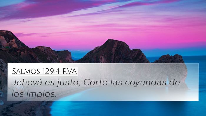 Salmos 129:4 RVA Bible Verse Image