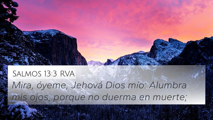 Salmos 13:3 RVA Bible Verse Image