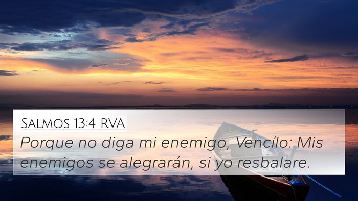 Salmos 13:4 RVA Bible Verse Image