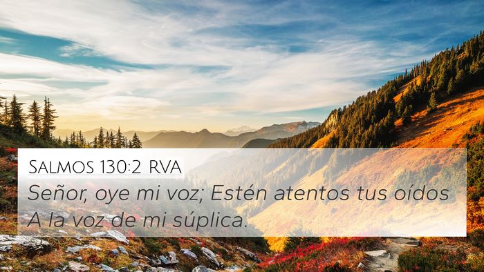 Salmos 130:2 RVA Bible Verse Image