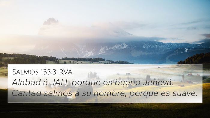 Salmos 135:3 RVA Bible Verse Image
