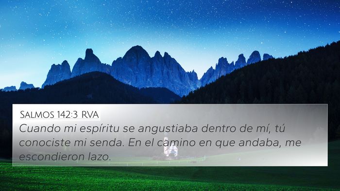 Salmos 142:3 RVA Bible Verse Image