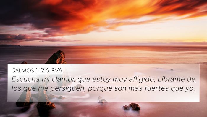 Salmos 142:6 RVA Bible Verse Image