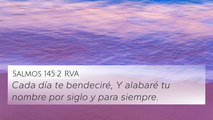 Salmos 145:2 RVA Bible Verse Image