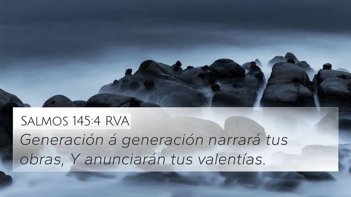 Salmos 145:4 RVA Bible Verse Image
