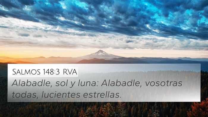 Salmos 148:3 RVA Bible Verse Image