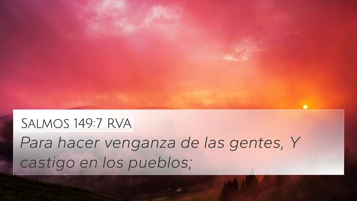 Salmos 149:7 RVA Bible Verse Image