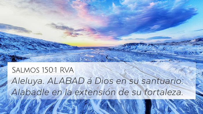 Salmos 150:1 RVA Bible Verse Image