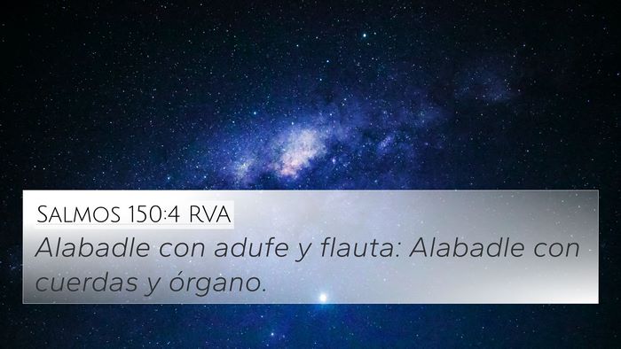 Salmos 150:4 RVA Bible Verse Image