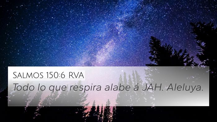 Salmos 150:6 RVA Bible Verse Image