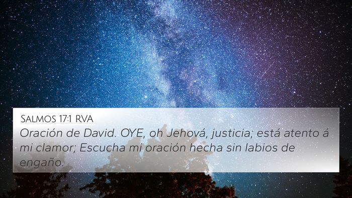 Salmos 17:1 RVA Bible Verse Image