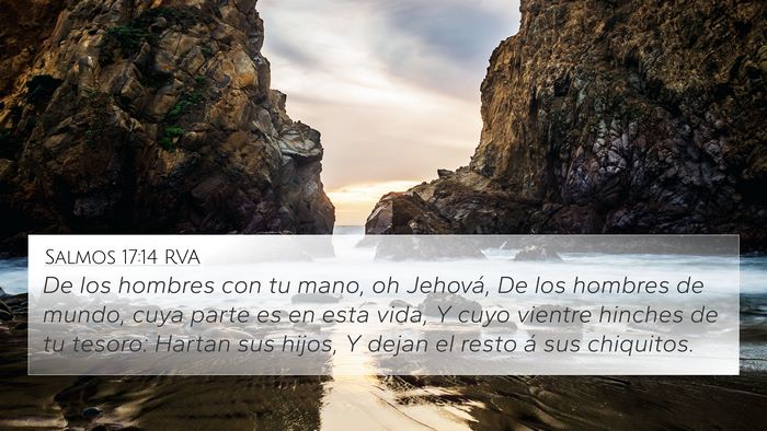 Salmos 17:14 RVA Bible Verse Image