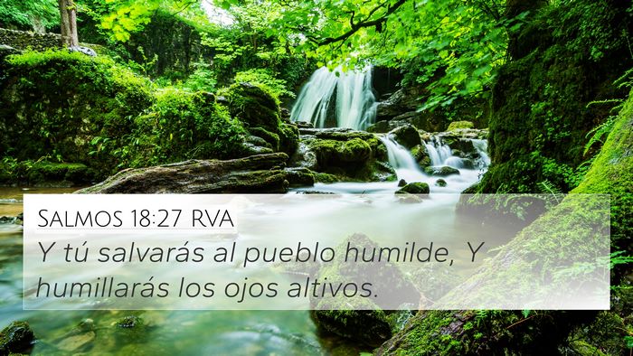 Salmos 18:27 RVA Bible Verse Image