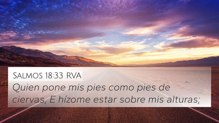 Salmos 18:33 RVA Bible Verse Image
