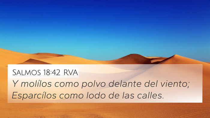 Salmos 18:42 RVA Bible Verse Image