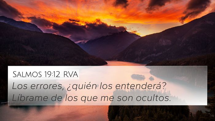 Salmos 19:12 RVA Bible Verse Image
