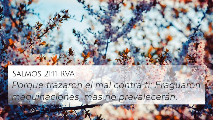 Salmos 21:11 RVA Bible Verse Image