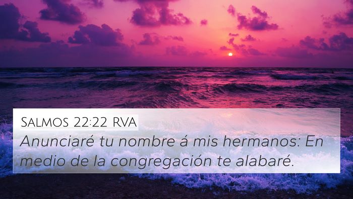 Salmos 22:22 RVA Bible Verse Image