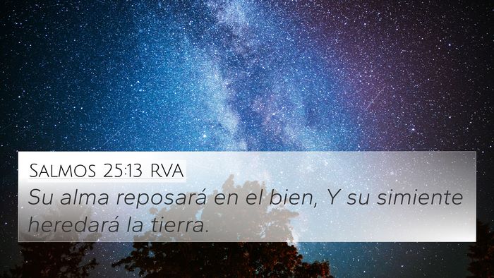 Salmos 25:13 RVA Bible Verse Image