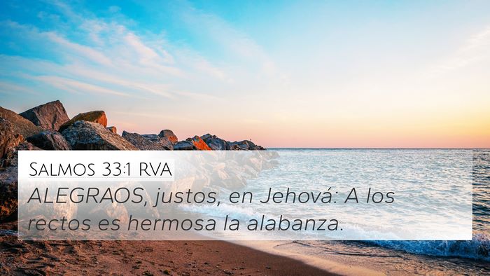 Salmos 33:1 RVA Bible Verse Image