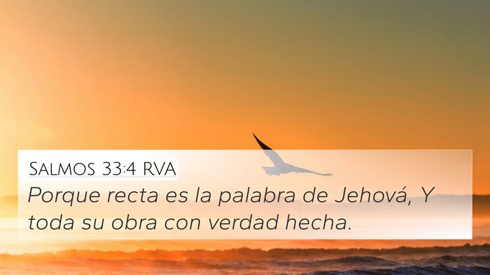 Salmos 33:4 RVA Bible Verse Image