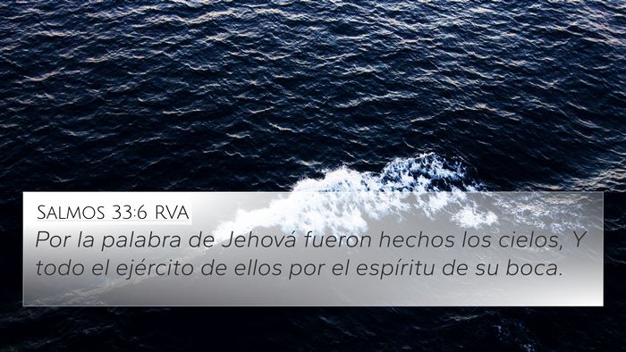 Salmos 33:6 RVA Bible Verse Image