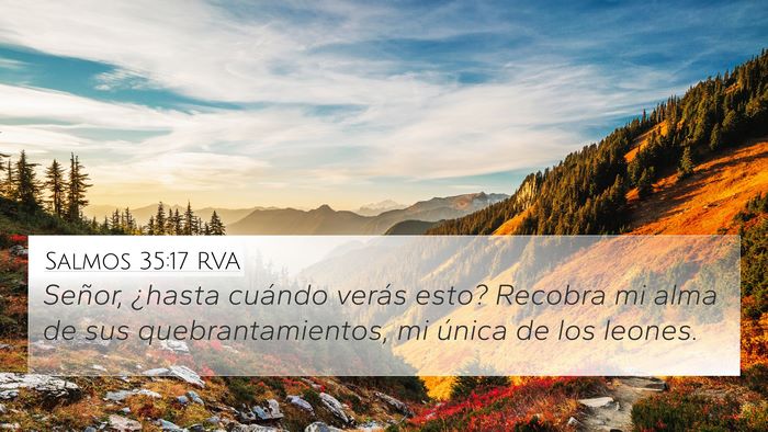 Salmos 35:17 RVA Bible Verse Image