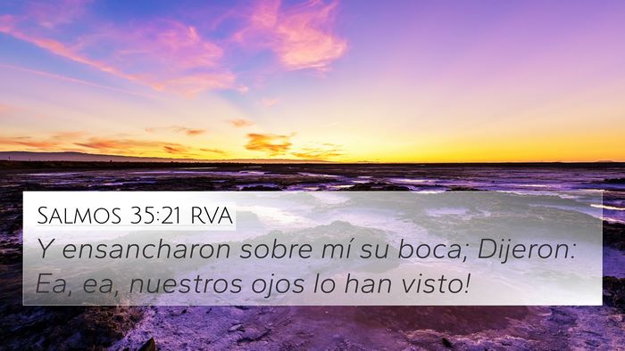 Salmos 35:21 RVA Bible Verse Image