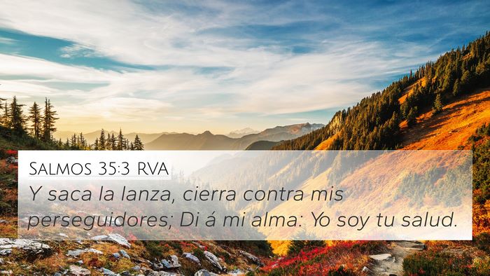Salmos 35:3 RVA Bible Verse Image